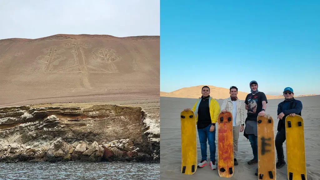 islas ballestas y sandboarding