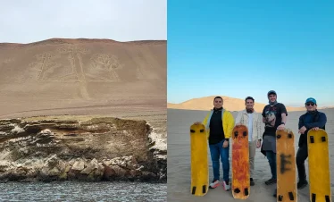 islas ballestas y sandboarding