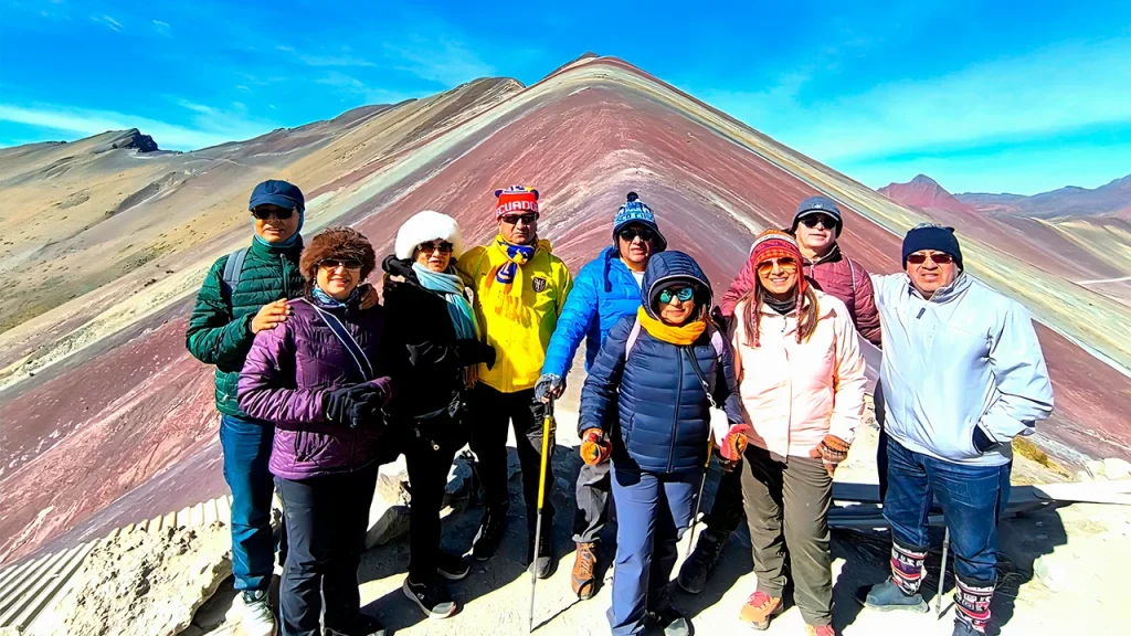 montaña de colores